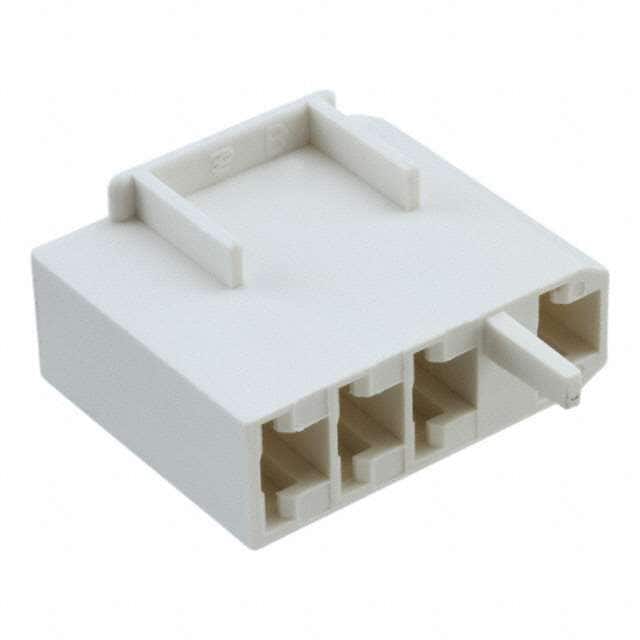 1-521498-1 CONN RCPT HSG 0.25 4POS WHITE