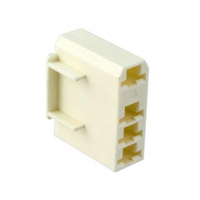 520987-6 CONN RCPT HSG 0.25 4POS NATURAL