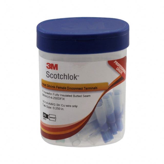 MNHU14-250DFIX-BOTTLE CONN QC RCPT 14-16AWG 0.250 25PC