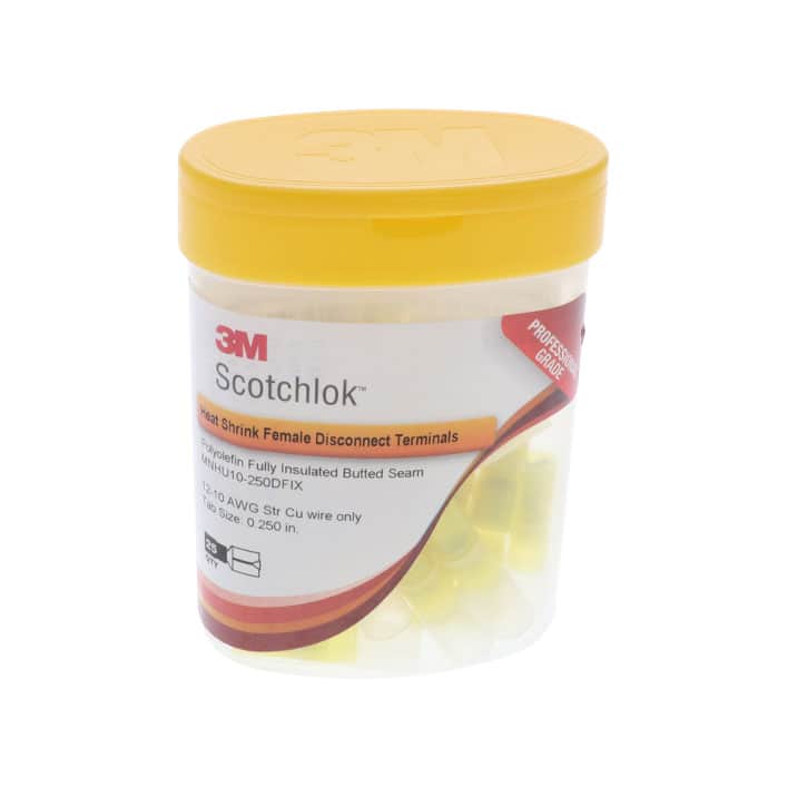MNHU10-250DFIX-BOTTLE CONN QC RCPT 10-12AWG 0.250 25PC