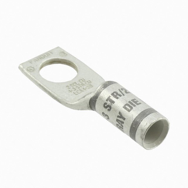 LCA4-38-L CONN TERM RECT LUG 2-4 AWG #3/8