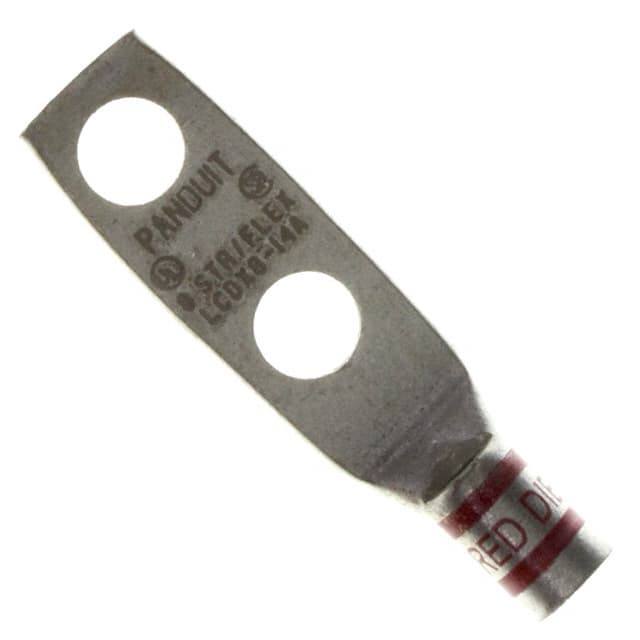 LCDX8-14A-L CONN TERM RECT LUG 8 AWG #1/4