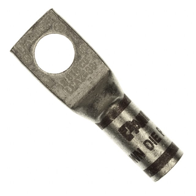 LCA2-38-Q CONN TERM RECT LUG 2 AWG #3/8