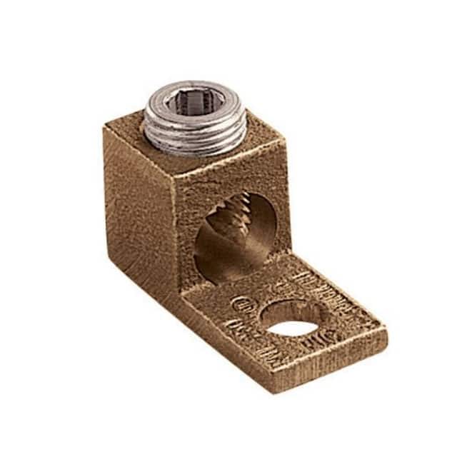 PNL-250-Q CONN TERM RECT LUG 6 AWG