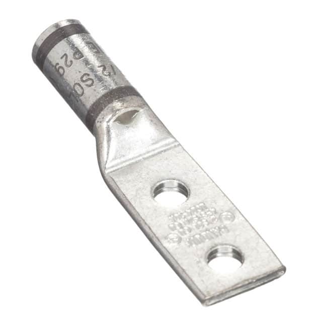 LCDX4-10A-L COPPER COMPRESSION LUG, 2 HOLE,