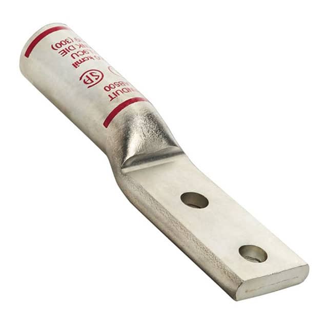 LAB4/0-12-5R ALUMINUM COMPRESSION LUG, 2 HOLE
