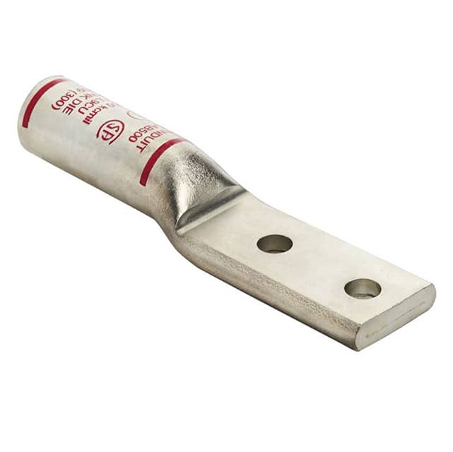 LAB750-12-1R ALUMINUM COMPRESSION LUG, 2 HOLE