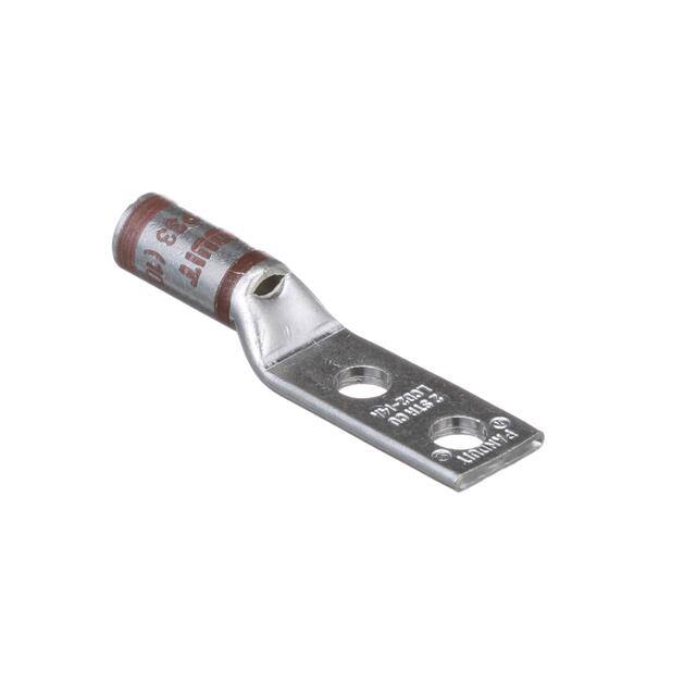 LCD2-14A-Q CONN TERM RECT LUG 2 AWG #1/4