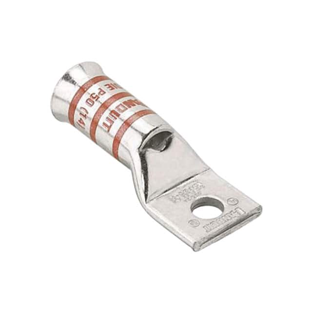 LCAF500-12-6 CONN TERM RECT TONG 500 MCM #1/2