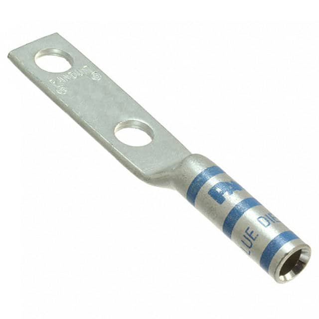 LCCX6-38D-L CONN TERM RECT TONG 6 AWG #3/8