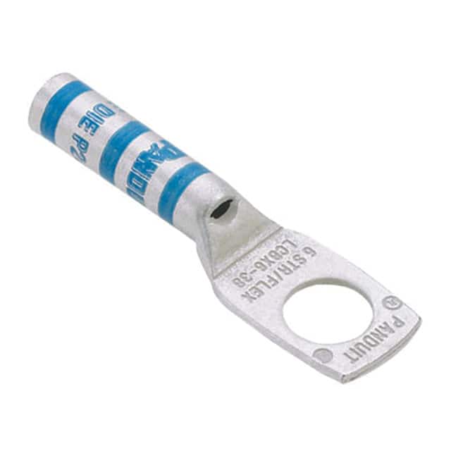 LCBX2/0-12-X CONN TERM RECT TONG 2/0 AWG #1/2