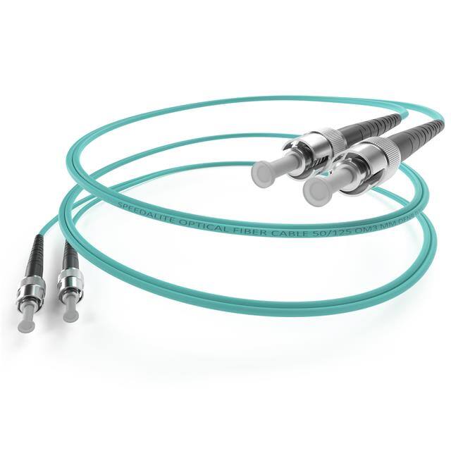 FJ5GSTST-01M MM OM3 ST TO ST FIBER 1M
