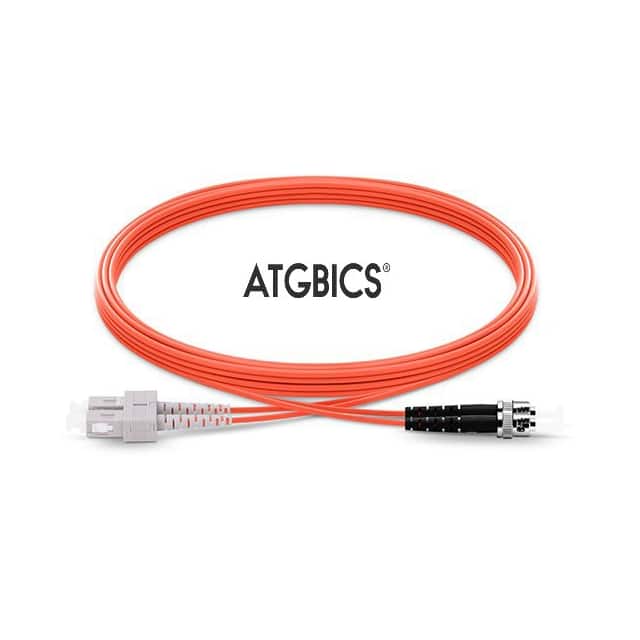 CAB-OM2-SC-ST-1M-S FIBER OPTIC CBL-ST/UPC MULT 1M