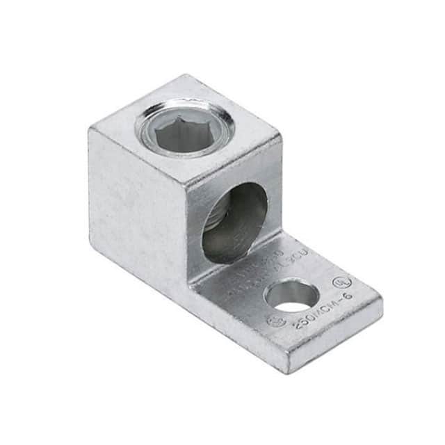 LAMA1/0-56-Q CONN TERM RECT LUG 1/0-14AWG