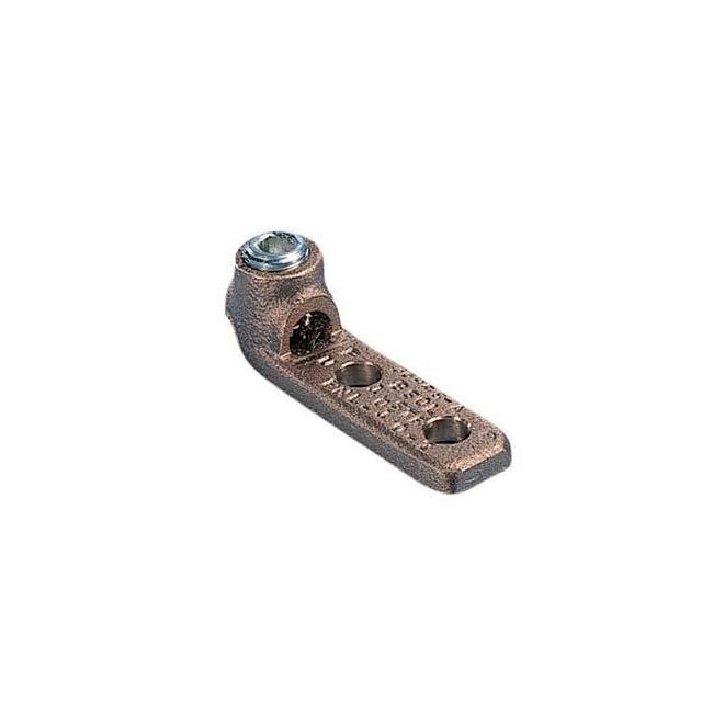 PNL-500-2-3 CONN TERM RECT LUG 4 AWG