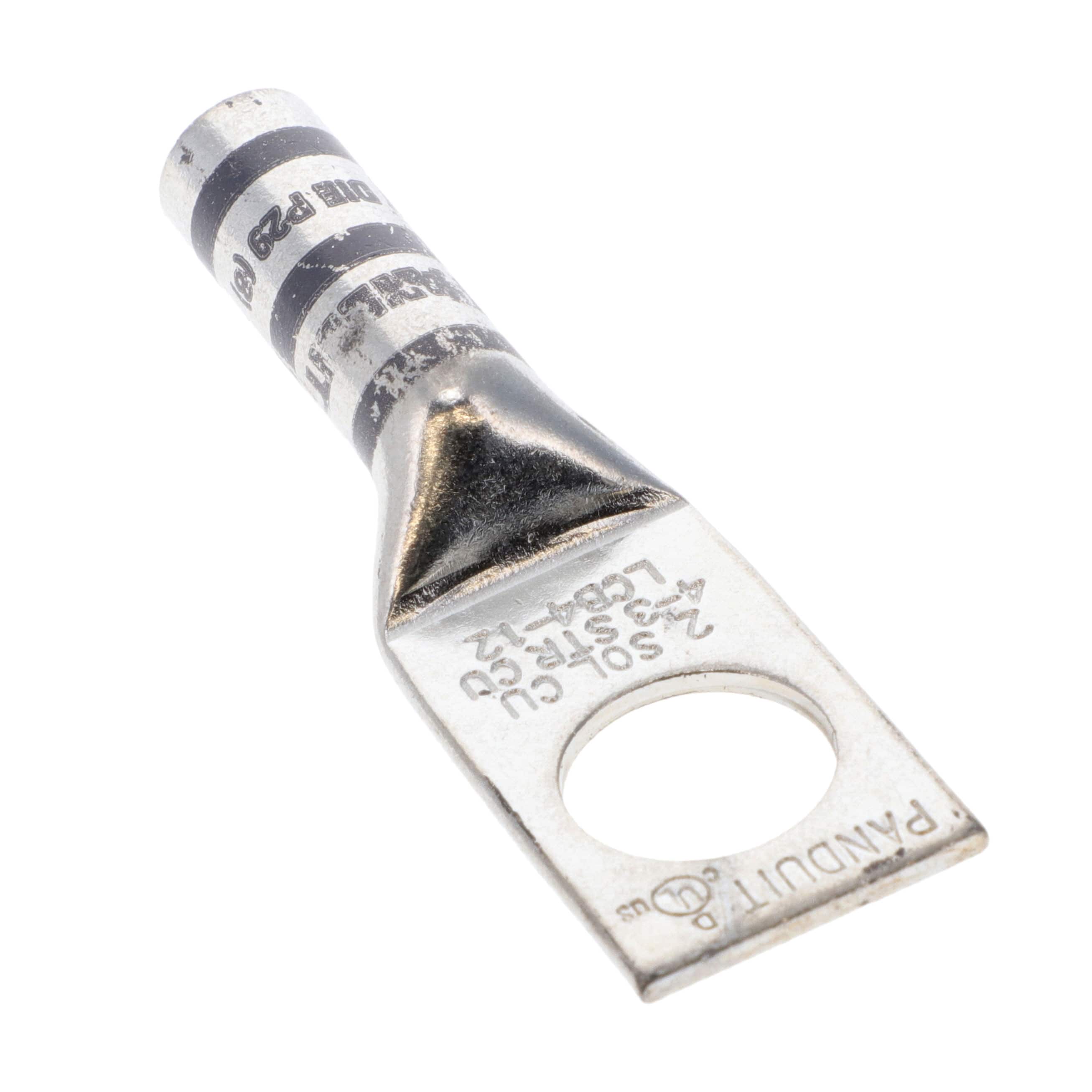 LCB4-12-L COPPER COMPRESSION LUG, 1 HOLE,