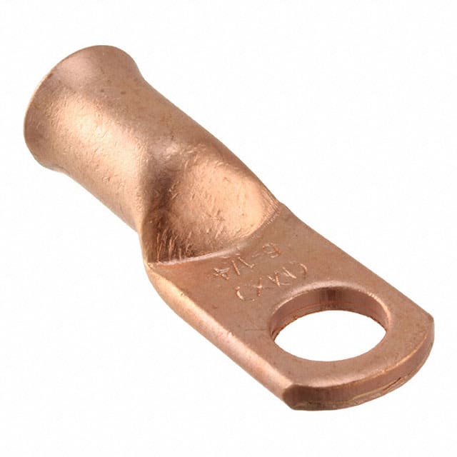 0192210494 CONN RING FLAT 6AWG #1/4 CRIMP