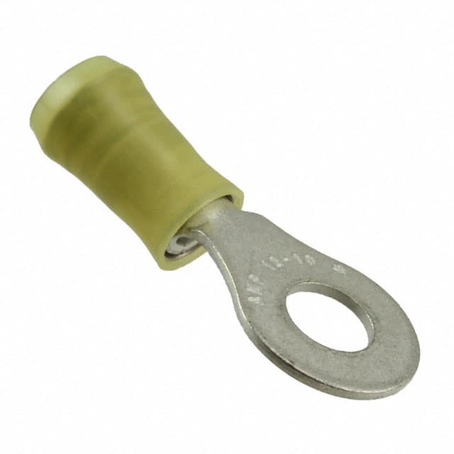130205 CONN RING CIRC 10-12AWG M6 CRIMP