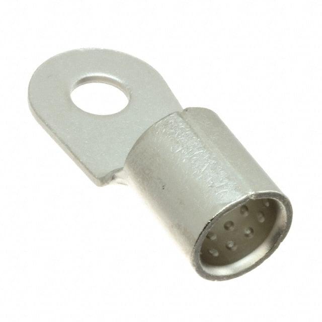 132076-1 CONN RING CIRC 1/0AWG #8 CRIMP