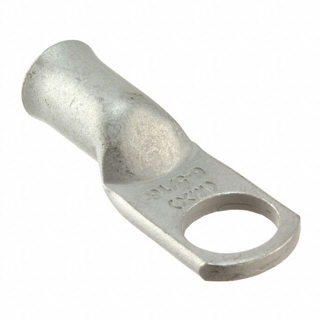 0192210492 CONN RING FLAT 6AWG #5/16 CRIMP