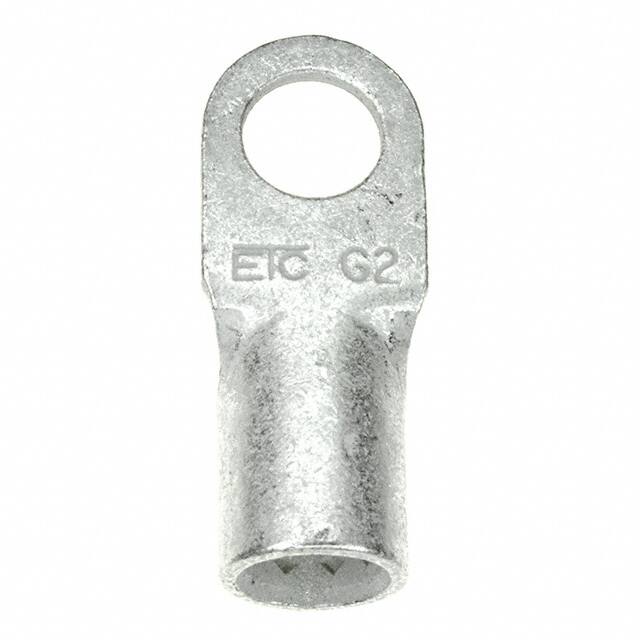 0191930307 CONN RING FLAT 2AWG #3/8 CRIMP