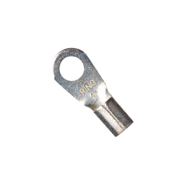 M6-14R/SK CONN RING CIRC 6AWG #1/4 CRIMP