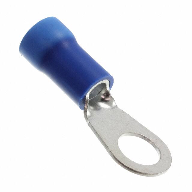 PV6-38R-T CONN RING FLAT 6AWG #3/8 CRIMP