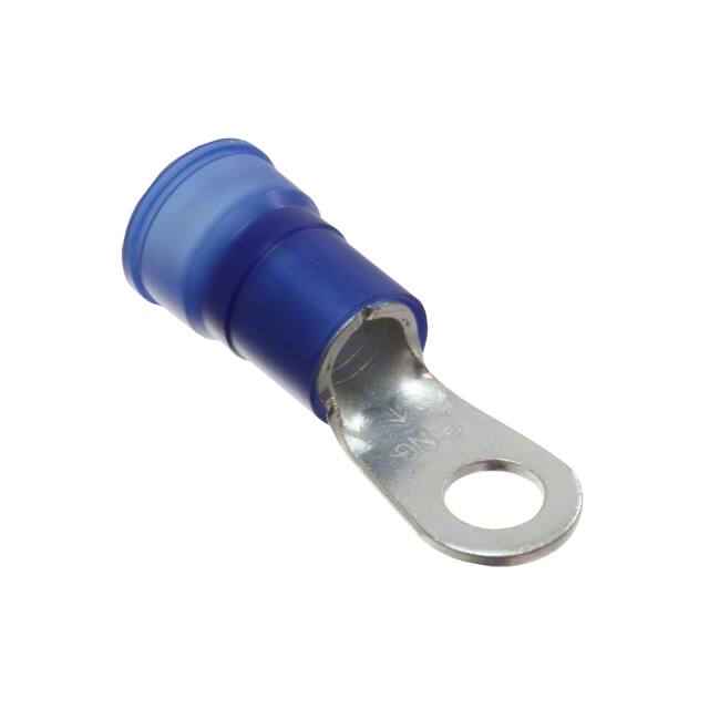 MN6-14R/SK CONN RING CIRC 6AWG #1/4 CRIMP