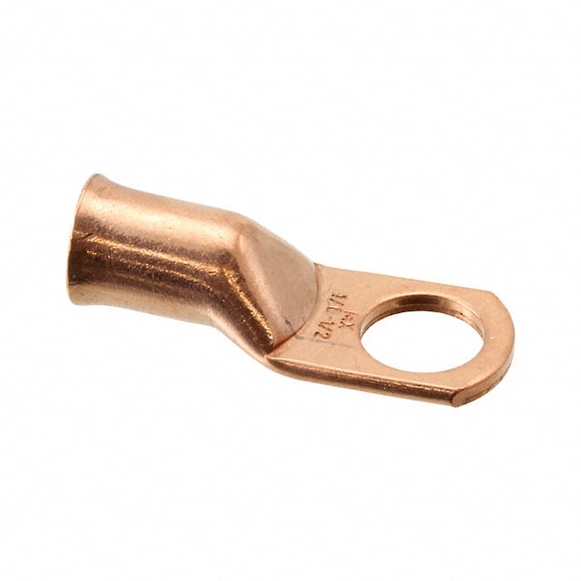 0192210393 CONN RING FLAT 1/0AWG #1/2 CRIMP