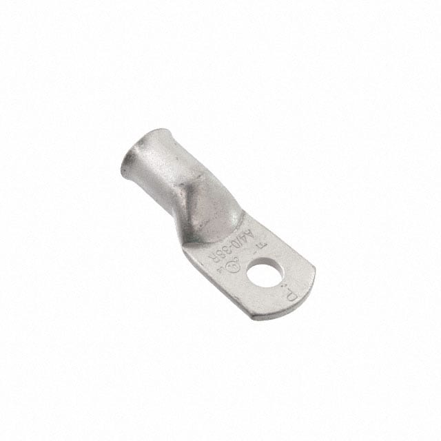 A4/0-38R-C BATTERY CABLE LUG, 4/0 AWG, 3/8"