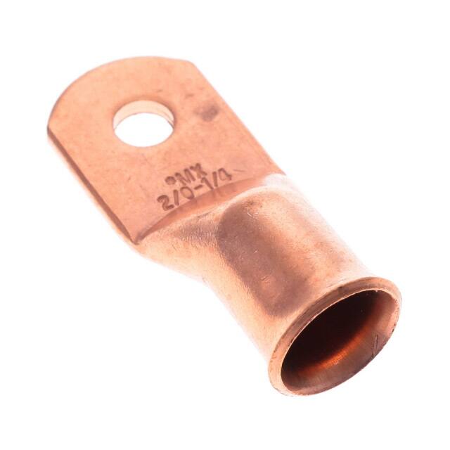0192210249 CONN RING FLAT 2/0AWG #1/4 CRIMP
