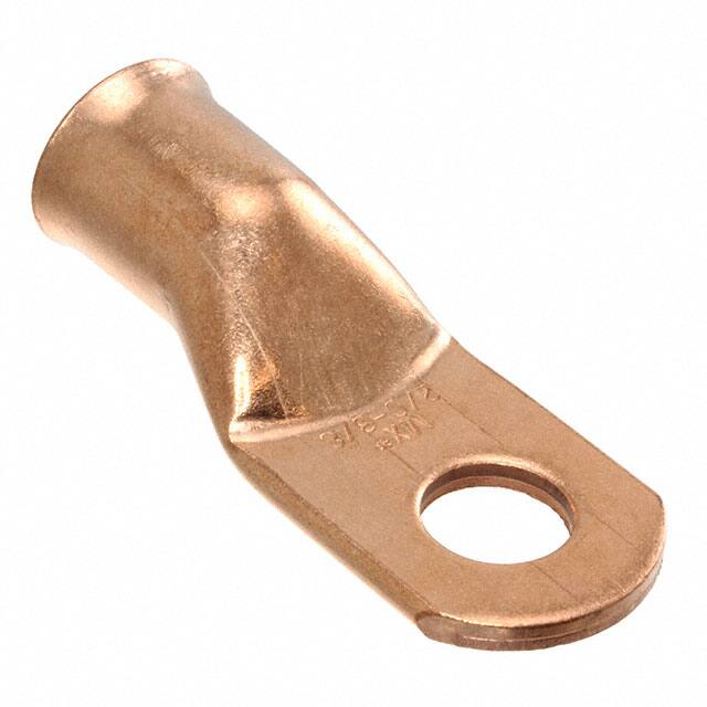 0192210379 CONN RING FLAT 2/0AWG #3/8 CRIMP