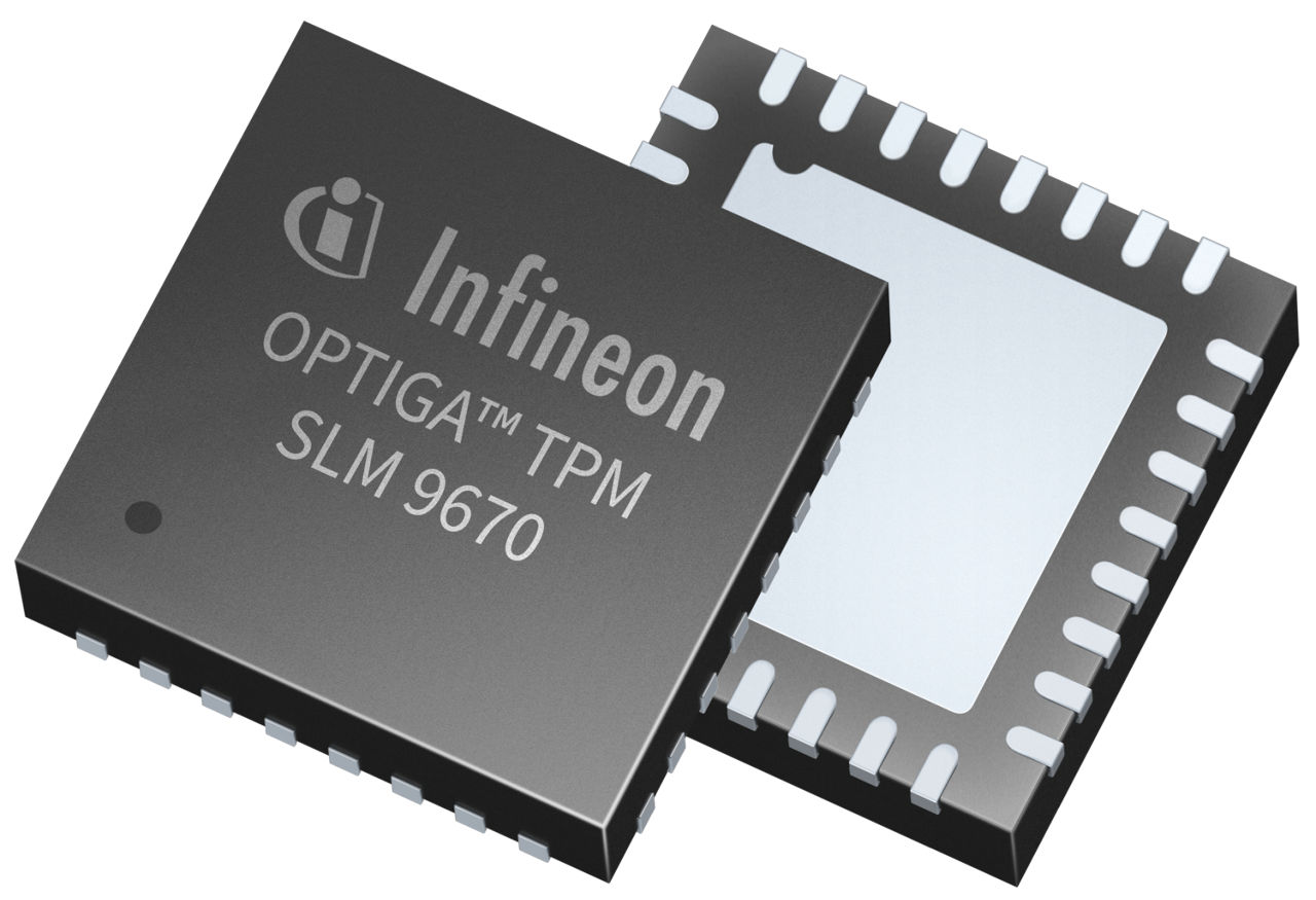 SLM9670AQ20FW1311XTMA1 The Infineon SLM9670AQ20FW1311XTMA1 is an OPTIGA™ Trusted Platform Module (TPM) security IC. It offers RoHS3 compliance and MSL 1 rating.