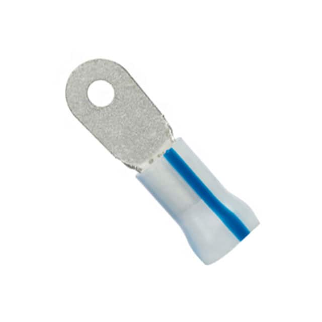 PK6-38R-T CONN RING CIRC 6AWG #3/8 CRIMP