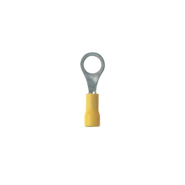 PV22-8R-CYY CONN RING CIRC 22-26AWG #8 CRIMP