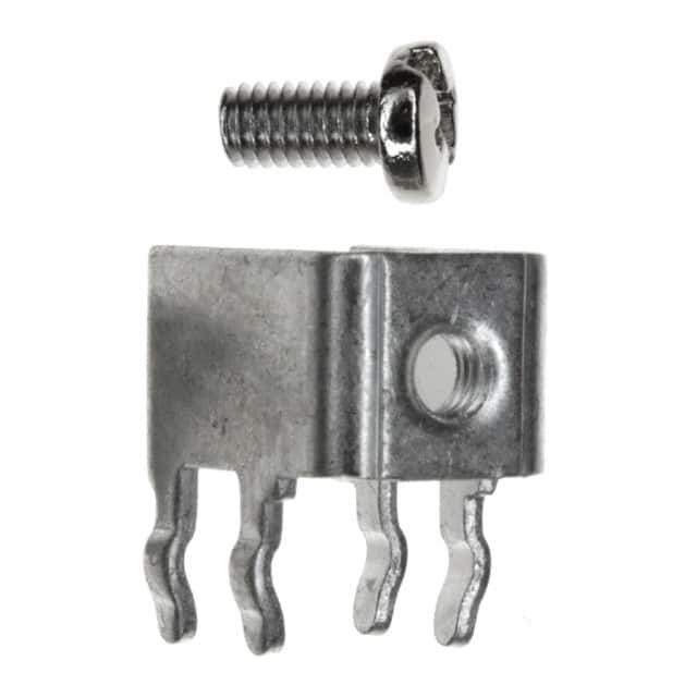 7689 TERM SCREW M3 4 PIN PCB RA
