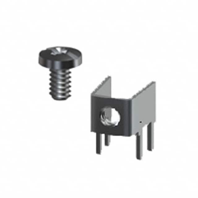 7761-6 TERM SCREW M3 4 PIN PCB RA