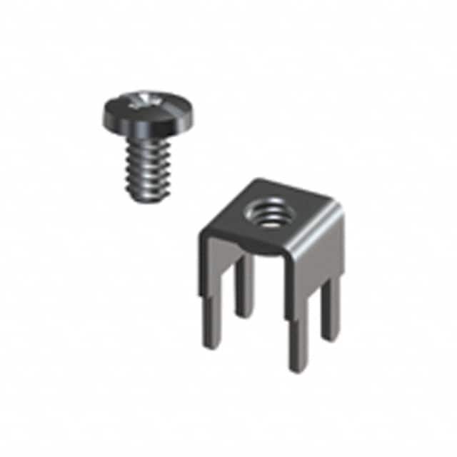 7768 TERM SCREW M4 4 PIN PCB RA