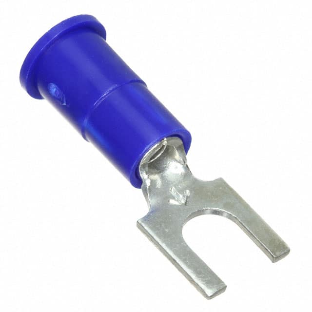 BFV14-8Q CONN SPADE 14-16AWG #8 BLU 1=1PC