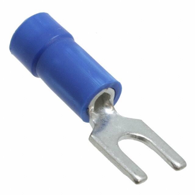 PV14-8F-M CONN SPADE TERM 14-16AWG #8 BLU