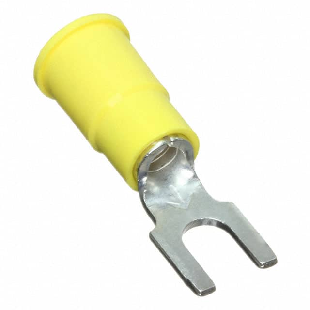 BS-33-8-P CONN SPADE TERM 10-12AWG #8 YEL
