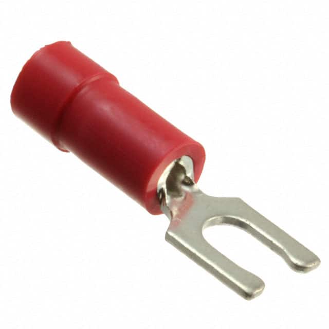 PV18-8LF-CY CONN SPADE TERM 18-22AWG #8 RED