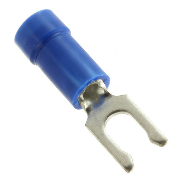 PV14-6LF-M CONN SPADE TERM 14-16AWG #6 BLU