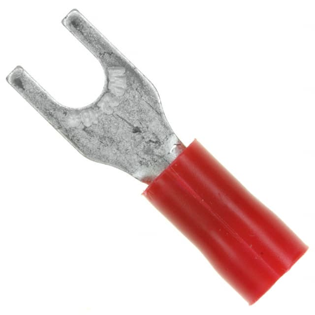 327043 CONN SPADE TERM 16-22AWG #6 RED