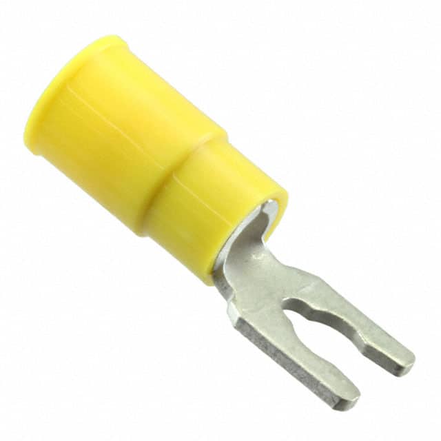 0190990048 CONN SPADE TERM 10-12AWG #8 YEL