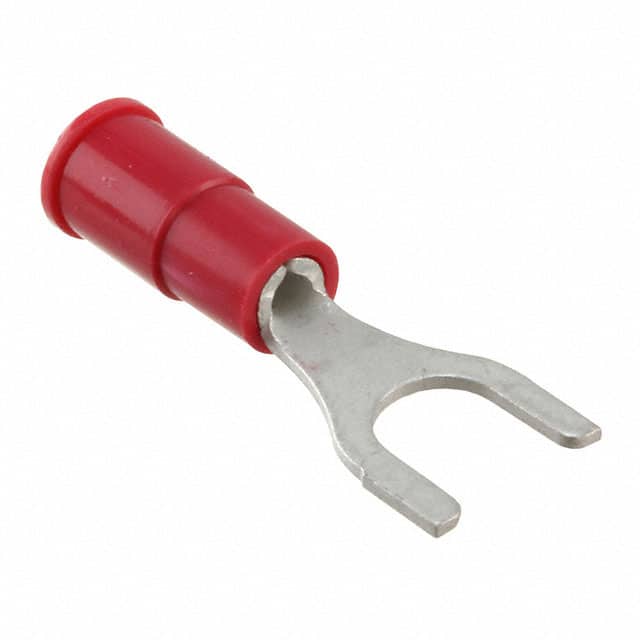 0191420007 CONN SPADE TERM 18-22AWG #10 RED