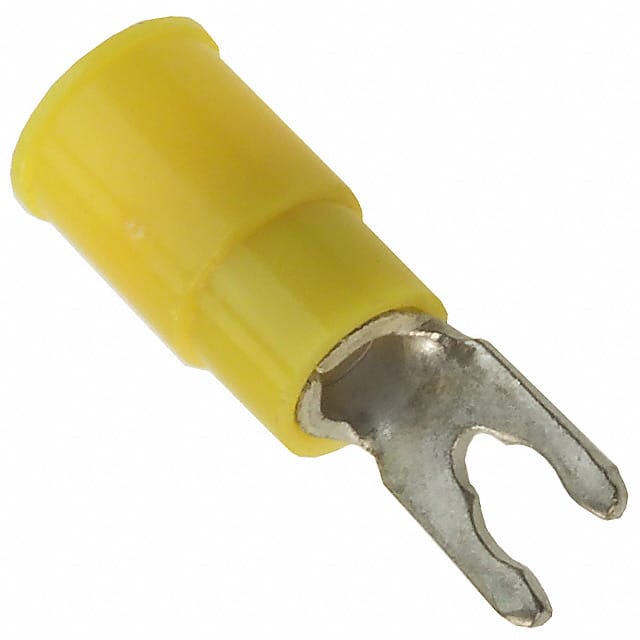 0190990044 CONN SPADE TERM 10-12AWG #6 YEL
