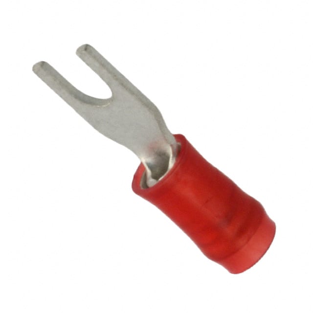 8-34541-1 CONN SPADE TERM 16-22AWG #6 RED