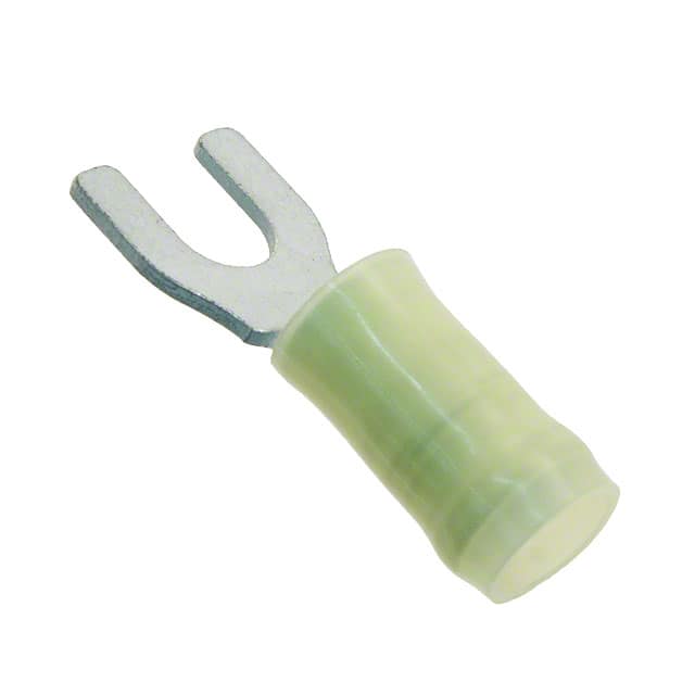 8-32589-2 CONN SPADE TERM 10-12AWG #10 YEL