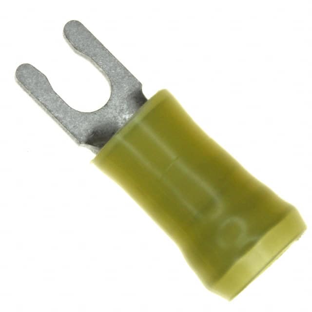 8-52941-2 CONN SPADE TERM 10-12AWG #6 YEL
